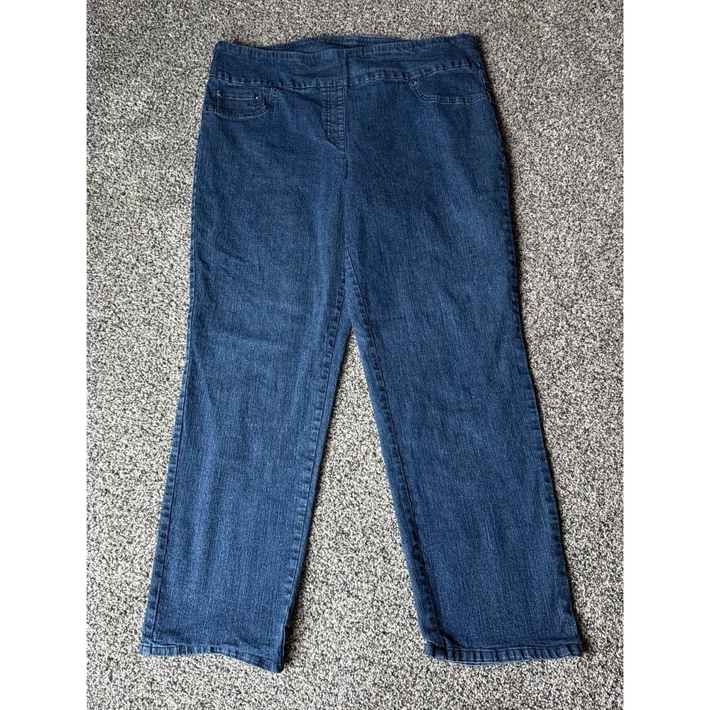 Rudy Rd Women's Pull on Blue Jeans Size 16W